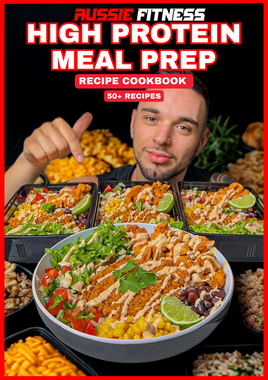 High Protein Meal Prep Recipe Cookbook by AussieFitness